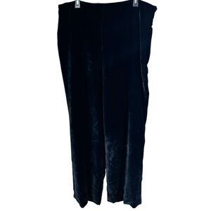 Lourdes Chavez Black Velvet Pant NWT Size Large/XL